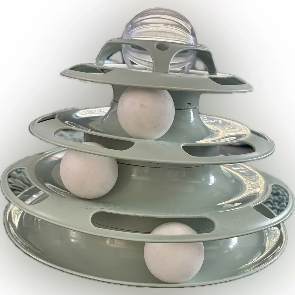 🐈🐈⬛ 4 Levels Mint Green Cat Toy Tower